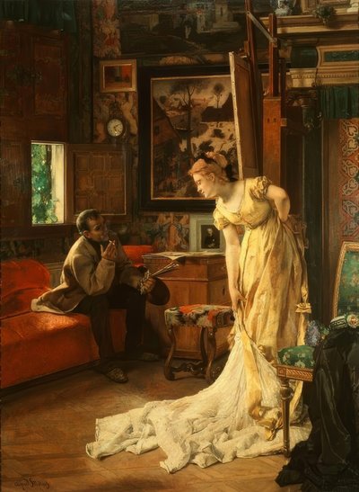 Lo studio da Alfred Emile Stevens